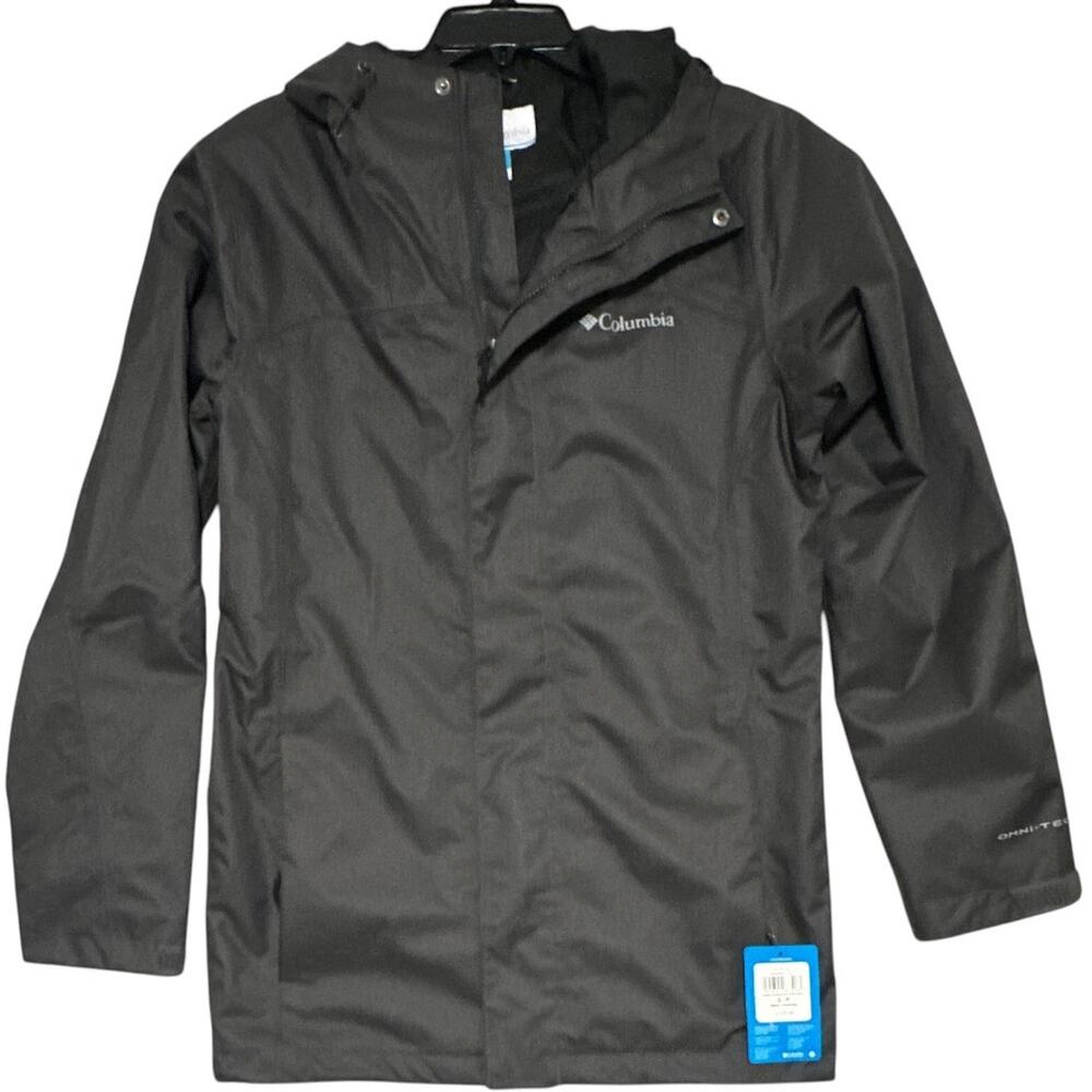 Columbia Master the Mountain EXS Jacket Men Small Gray Waterproof Omni-Tech